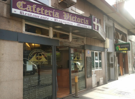 Fachada Cafetería Victoria en Gijón