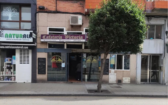 Fachada Cafetería Victoria en Gijón